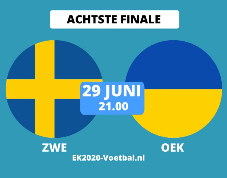 Zweden Oekraïne EK 2021 voetbal 29 juni | Opstellingen en meer